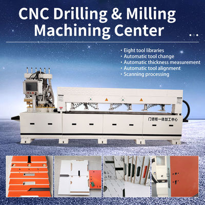Автоматическое измерение толщины деревянная буровая машина CNC бурение и фрезерный центр