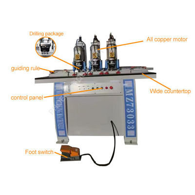 Трехлинейный номер воздушного давления 0,6-0,8Mpa Шнурная буровая машина для деревообрабатывающего шкафа