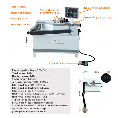 Усовершенствованная машина для автоматического скрепления краев Mdf Curve Automatic Banding Machine