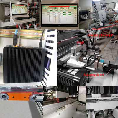 Усовершенствованная многострочная линия деревянного скважины CNC для 8 50 мм толщины обработки