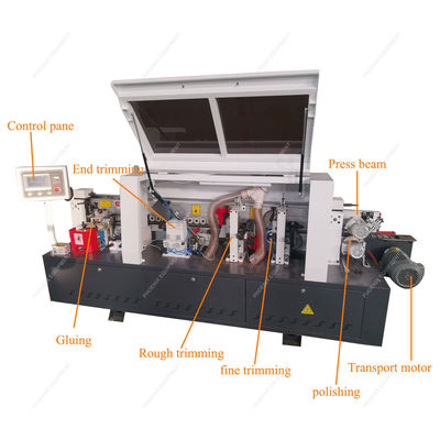 220V/380V/440V Edge Banding Machine для деревообработки Автоматическая покраска и скреб