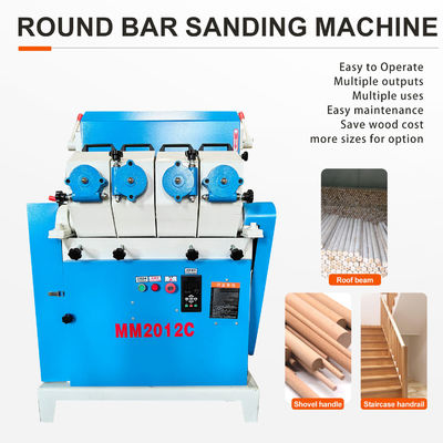 MM2012C Автоматическая четверопоясная машина для шлифовки деревянных круглых стержней