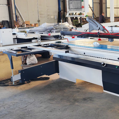 Промышленная CNC высокоточная деревянная резьба Сдвижная столовая пила с горизонтальным стилем