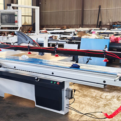 Промышленная CNC высокоточная деревянная резьба Сдвижная столовая пила с горизонтальным стилем
