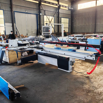 Промышленная CNC высокоточная деревянная резьба Сдвижная столовая пила с горизонтальным стилем