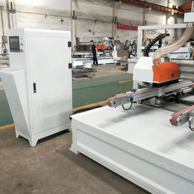 Скорость MJ-27308 Деревообработка CNC Автоматическая деревянная дверь Деревянная панель Четырехбоковая режущая пила