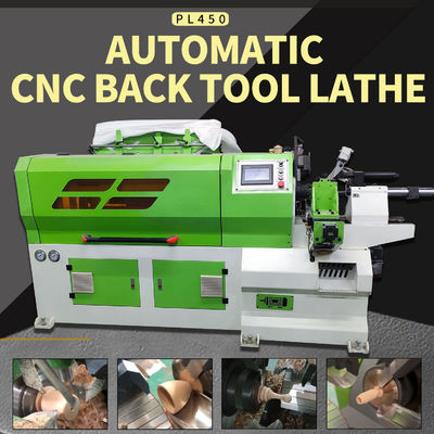 Максимальная вращенная длина мм 750 мм PL450 CNC Back Tool Lathe для копирования деревянных ремесел