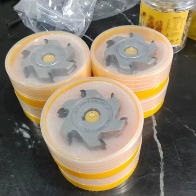 KDT Edge Banding Machine Part Six Blade Slot Wood Milling Cutter для доски из древесины MDF