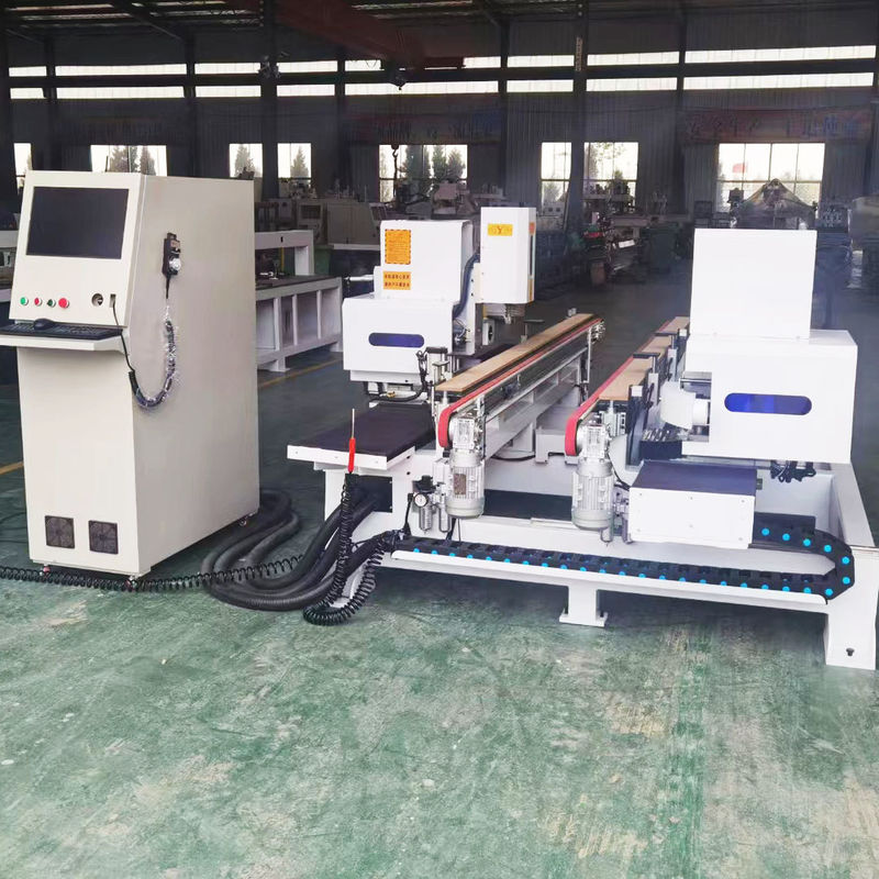 Высокопроизводительная CNC дверная блокировка и буровая машина для горизонтального производства дверей